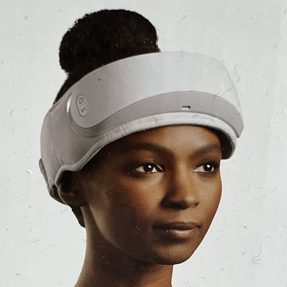 Migraine Headache Relief Air Compression Head and Temple Massager Rechargeable - Picture 1 of 4